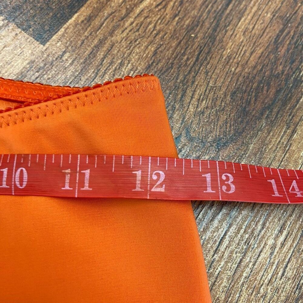 Elisabetta Franchi Women's Orange Stretch Leggings Italian 40 - Picture 10 of 11